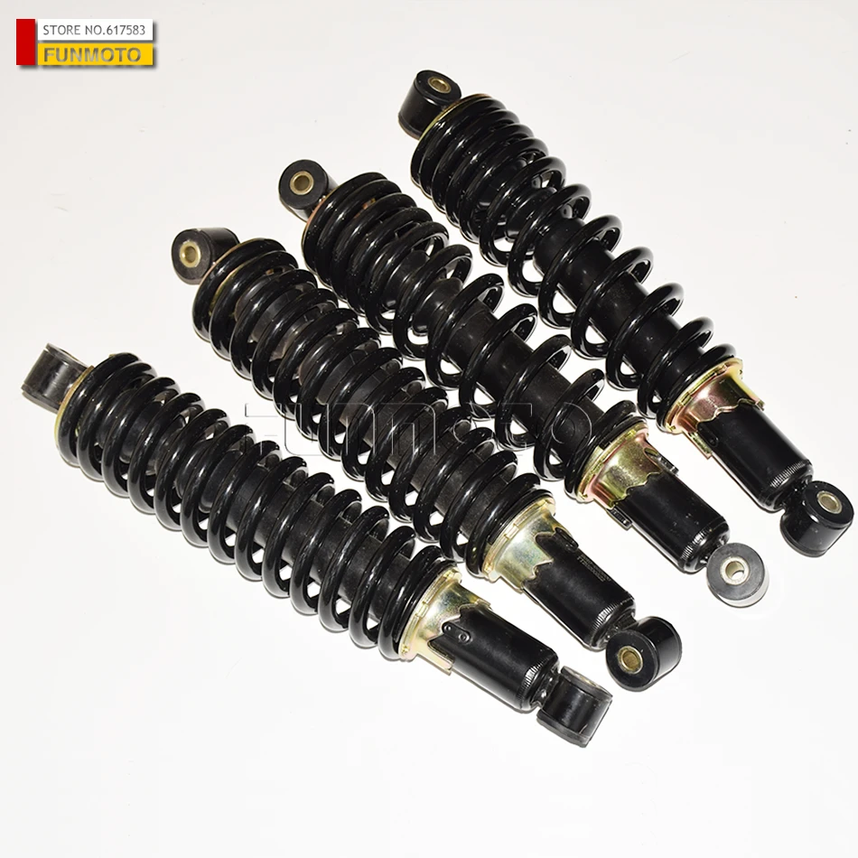 One Set 2pcs Front and 2pcs Rear Shock Absorber Suit for CF500-ATV/-2ATV/X5, ATV UTV PARTS 9010-050600 9010-060600