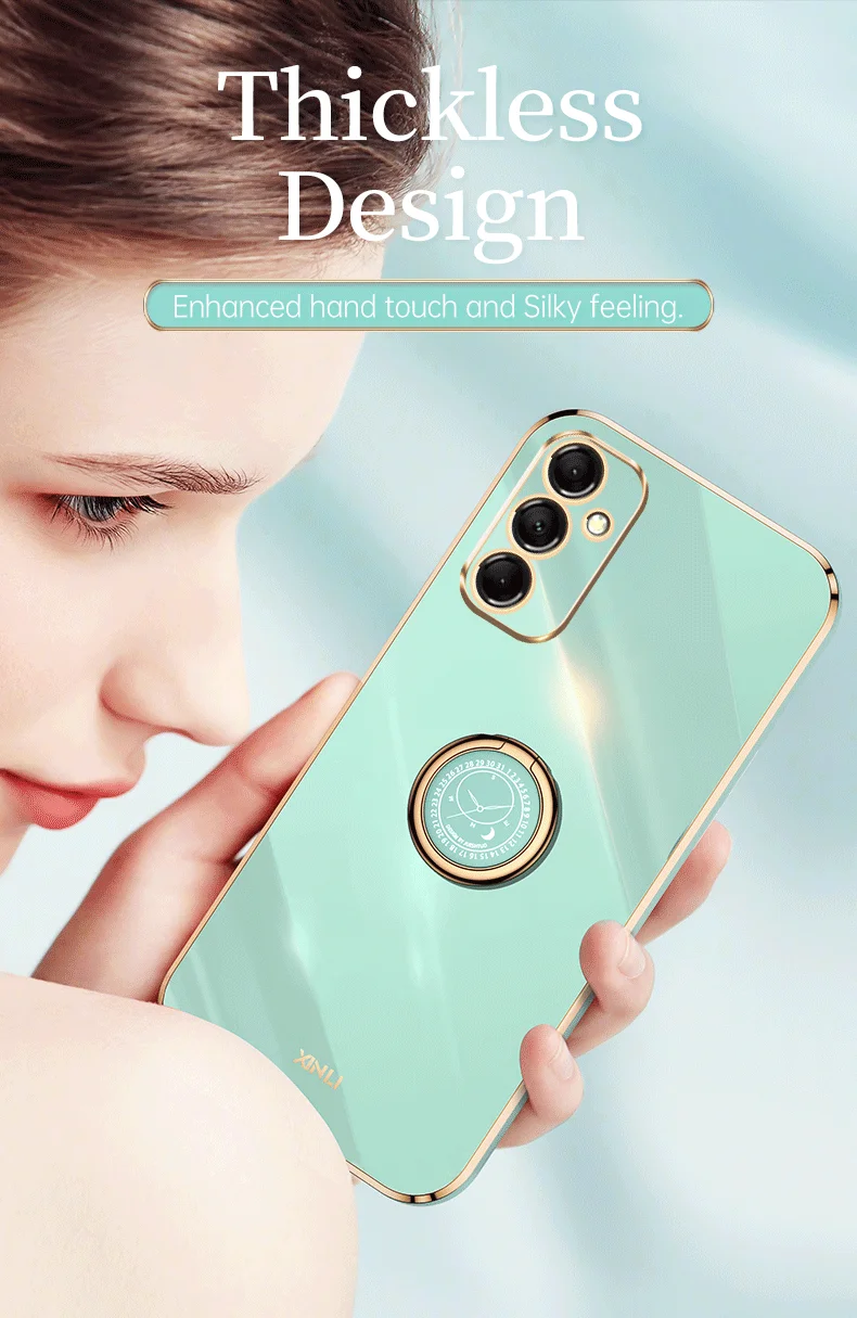 Luxuriöse 6D-Plating-Hülle für Samsung Galaxy A25 A55 A15 A35 A33 A37 A57 A56 A36 A26 A16 A54 A34 A13 A32 A17 A24 5G 4G Softcover – Detail 1