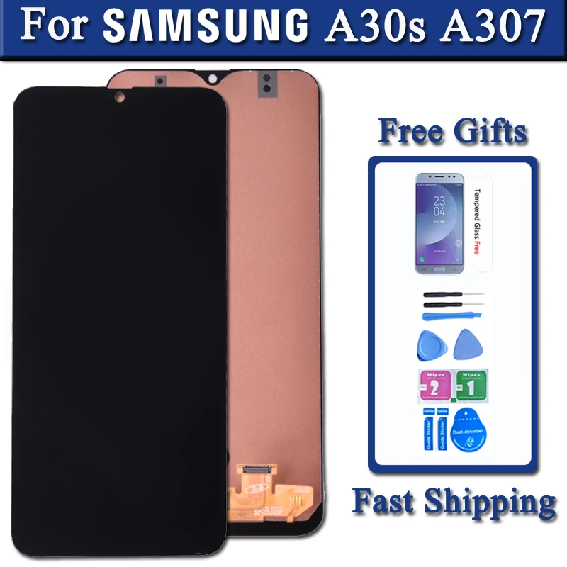 

Display For Samsung A30s LCD For A307 A307FN A307G A307GN A307GT LCD Touch Screen Digitizer Assembly Replacement