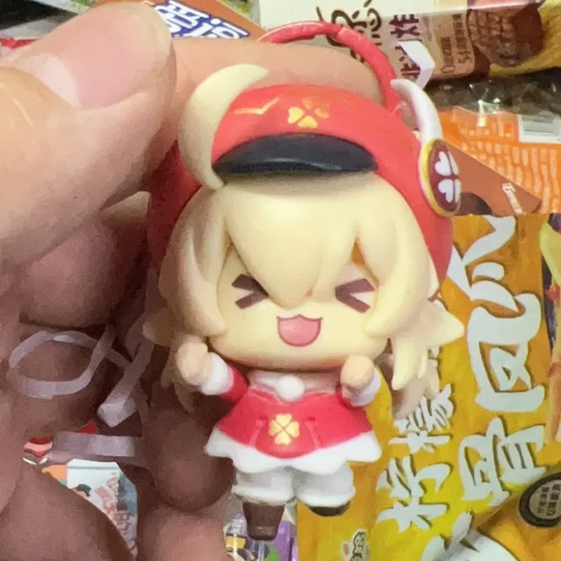 

Genshin Impact Game аниме Klee Venti Diluc Paimon рюкзак 3D кулон кукла милый брелок подарки для друга подарок на день рождения