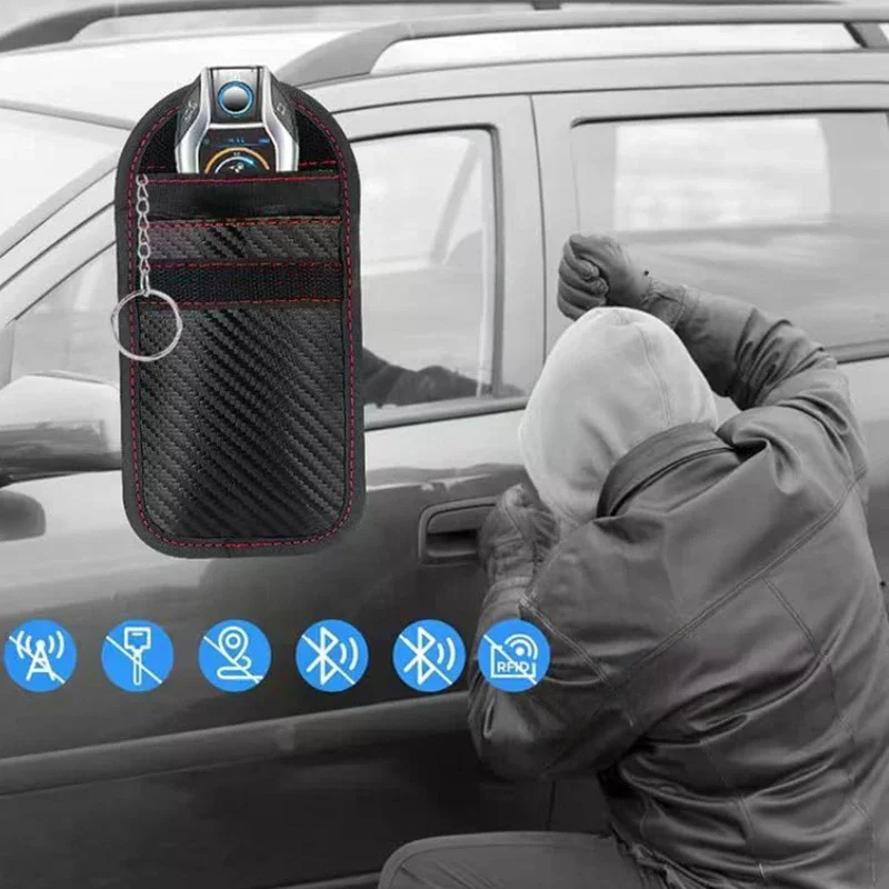 Car Key Signal Shielding Box Faraday Cage Remote Control Package Keyless Rfid Shielding Package Car Accessories