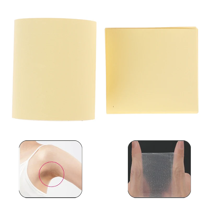 

20 листов/1 рулон, подушечки для подмышек, предотвращающие пот, сухая наклейка-антиперспирант для подмышек