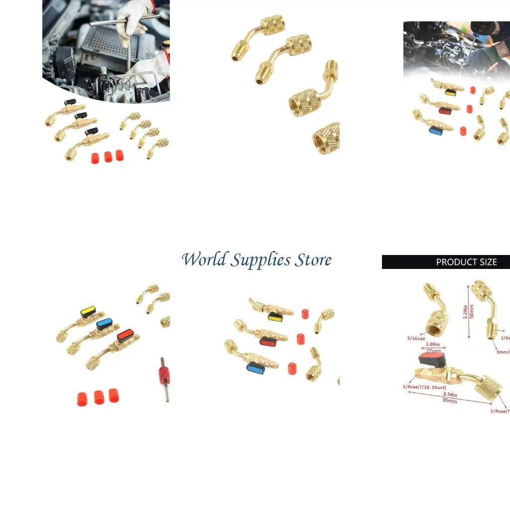 

G6KC Metal Air Condition Refrigerants Valves, 1/4" SAE Connectorss, for R410A Systems