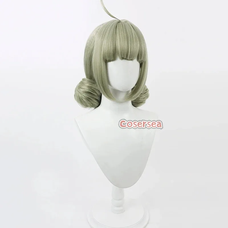 2025 11 Cosersea شعر مستعار تأثيري الباروكات Gushing over الفتيات السحرية Araga الكيوي مختلط الفيروز كوس شعر مستعار الاصطناعية الشعر الحرارة Resis #4
