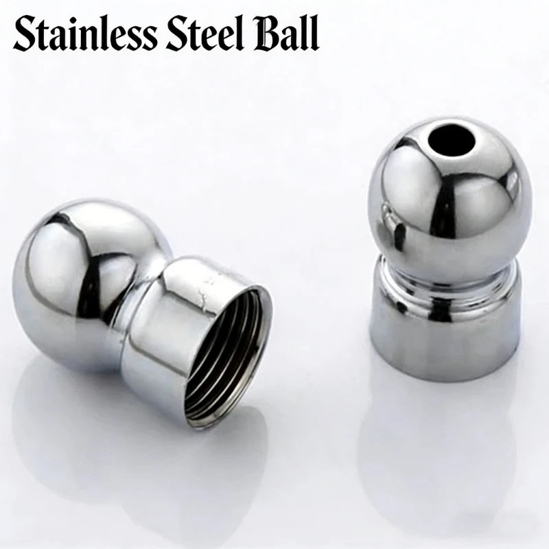 2Pcs Universal Rotation Ball Joint with Washer Shower Head Top Sprays Connecting Joint for Quick Setup Easy to Install