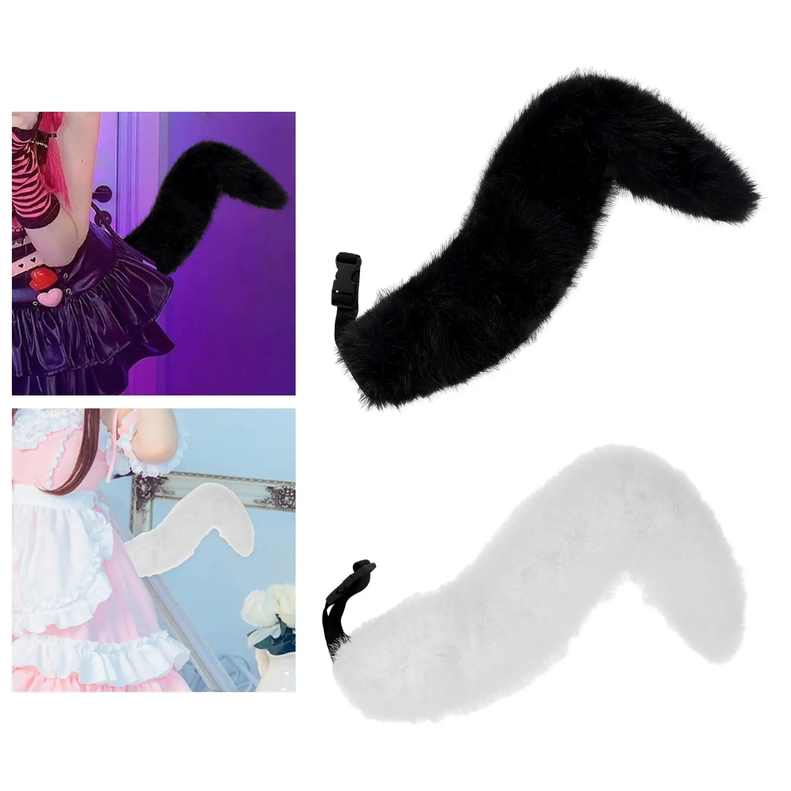 Anime Aankleden Staart Speelgoed Geschenken Foto Props Cosplay Dierenstaart voor Unisex Kinderen