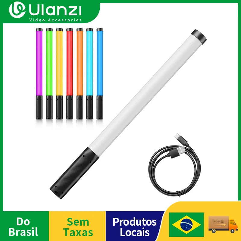 Ulanzi VL119 RGB Handheld Stick Light Wand Tube LED Video Light CRI 95+ 2500K-9000K 2000mAh Photography Lighting Fill Lamp