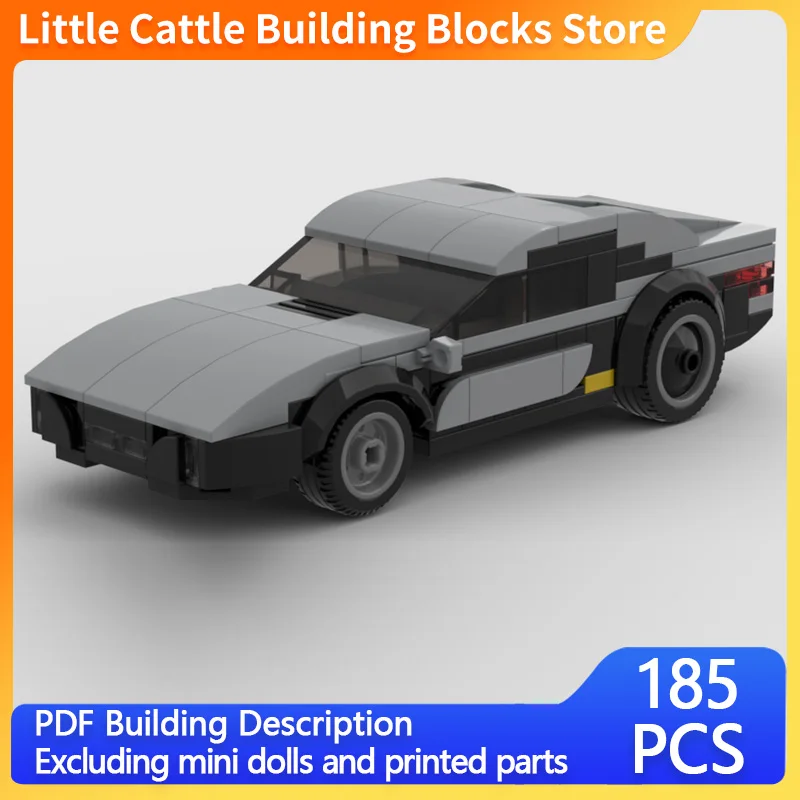 City Car Model MOC Building Bricks High-Performance Coupe Modular Technology Children Holiday Gifts Assemble Toys Suit
