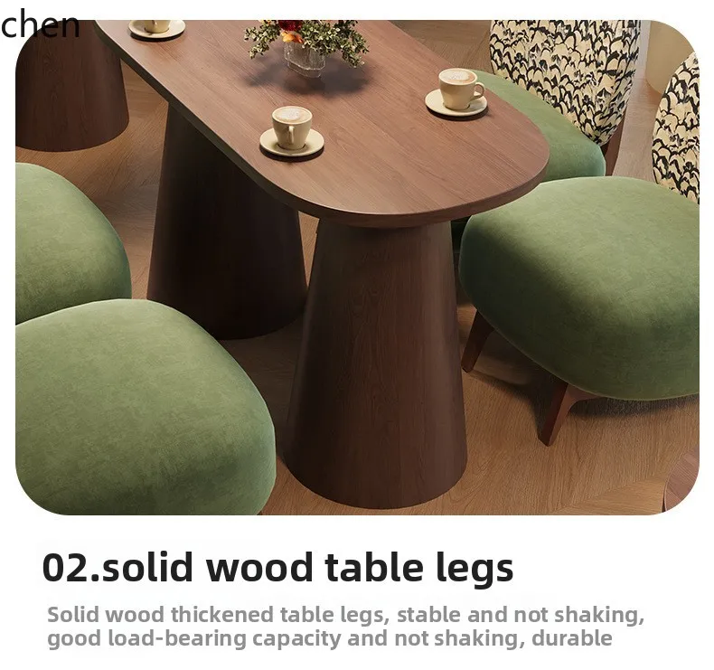 HXL التفاوض أريكة كرسي مطعم تجاري مسند الظهر مقهى طاولة طعام كرسي #4