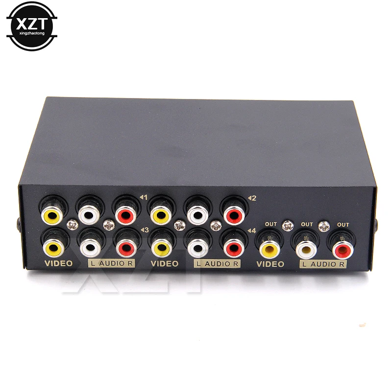 New 2/4/8 Ports AV RCA Audio Video Switch AV Signal RCA Composite Splitter Selector for STB TV DVD Player XBOX PS2 AV Switcher