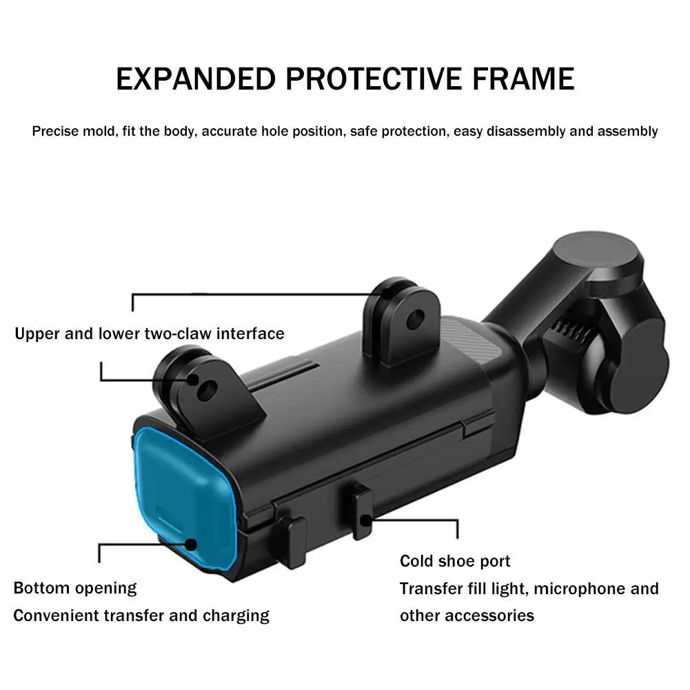 Magnetic Mount Stand For DJl Osmo Pocket 3 Magnetic Expansion Frame Adapter Desktop Bracket Accessories 180° Adjustable Base