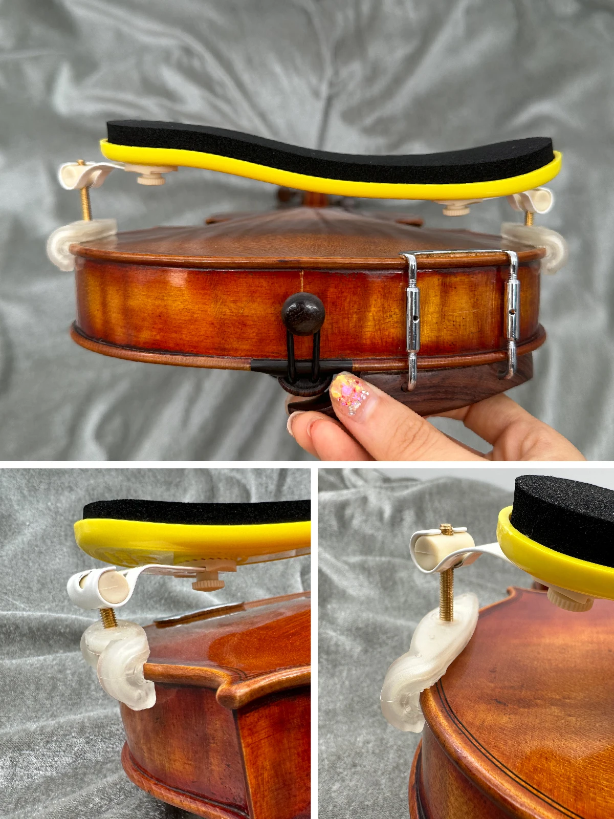 Hombreras ajustables para violín para niños, productos europeos de protección del medio ambiente, importadas, originales, 1/32-1/8-1/2