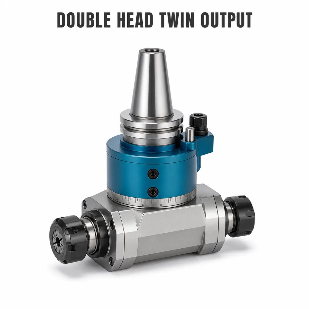 For AG90-ER32-60 AG90-ER32-130 AG90-ER40-70 AG90-ER40-150 Right Angle Milling Head ER Collet CNC Angle Head Side Milling Head