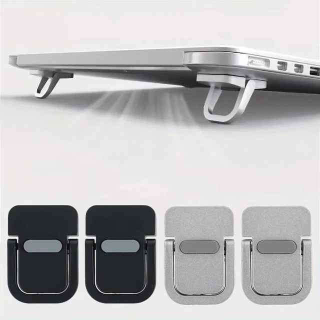 Suporte Ajustável e Dobrável para Laptop, Pernas Mini Ultrafinas, Suporte Portátil para Resfriamento, Suporte Invisível para Macbook e Laptop Lenovo