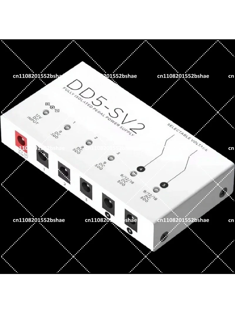 Fully Isolated Effect Pedal Power Supply High Power Digital Guitar Pedal PSU with Noise Reduction