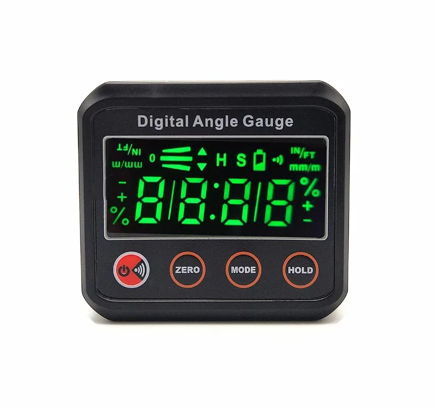 

LED screen handheld digital inclinometer saw table angle viewfinder