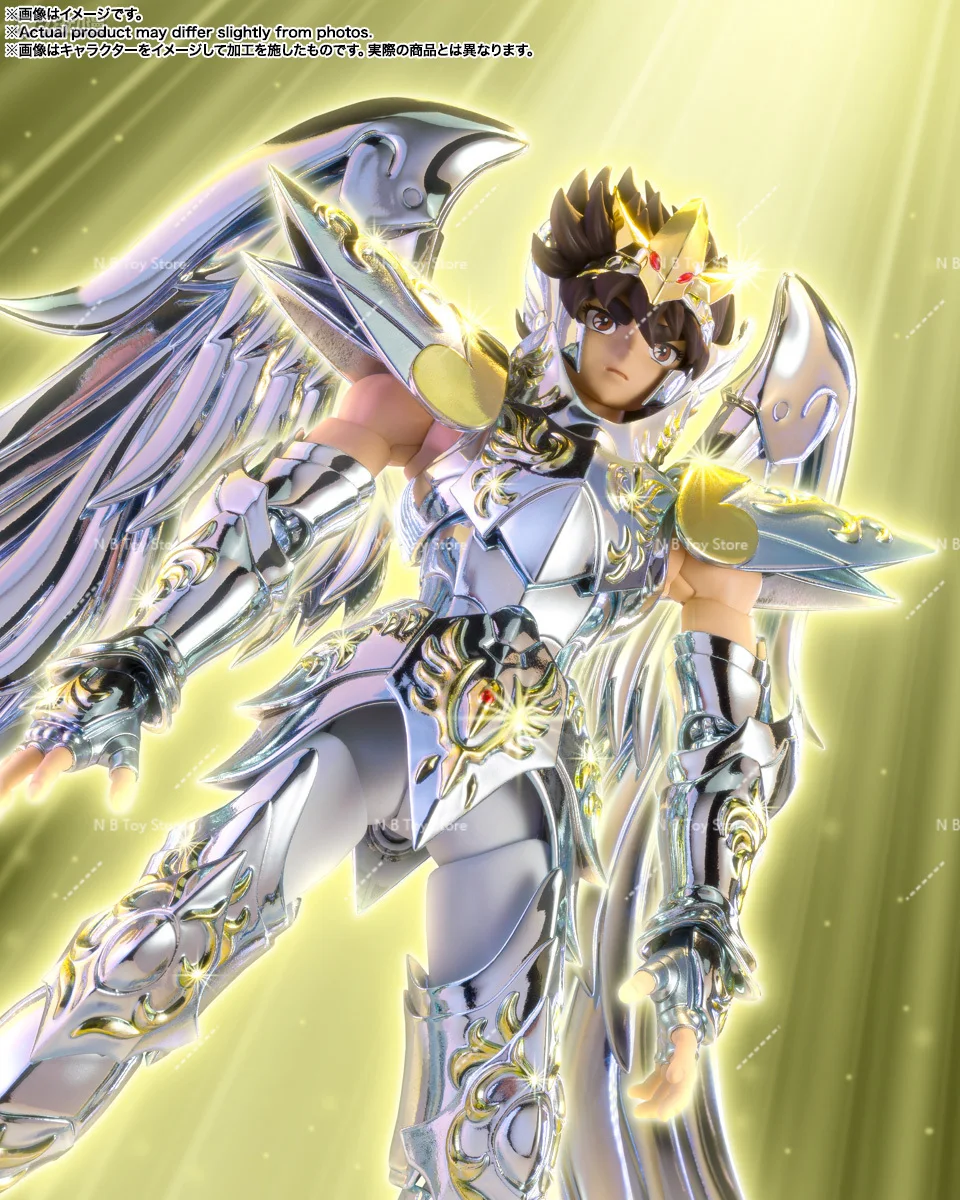 

In stock Original Bandai Saint Seiya Myth Cloth EX Pegasus Seiya God Cloth in Stock Anime Action Collection Figures Model Toys