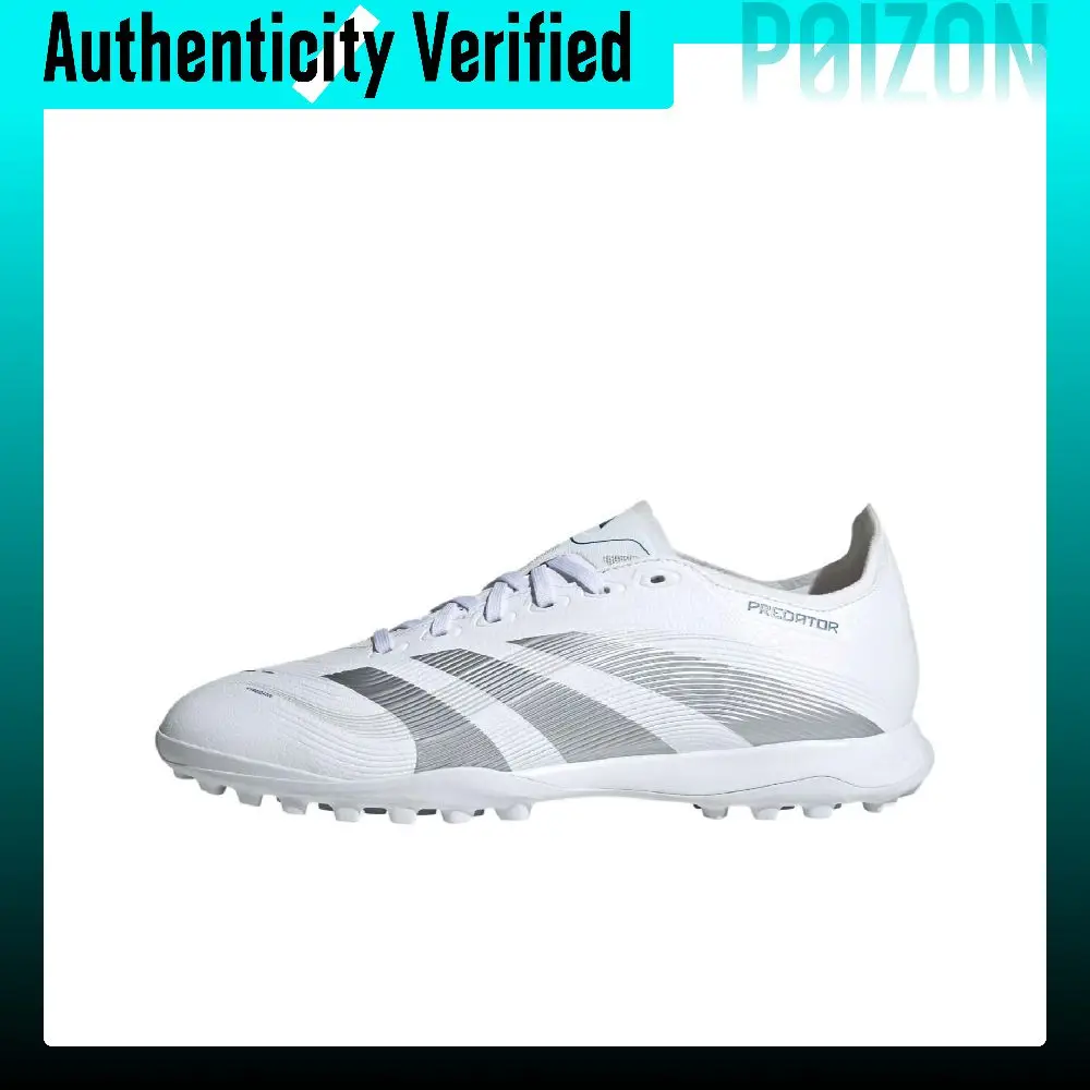 Adidas PREDATOR LEAGUE TF Turf Slip Resistant Abrasion Resistant Soccer Shoes Unisex White ID3771