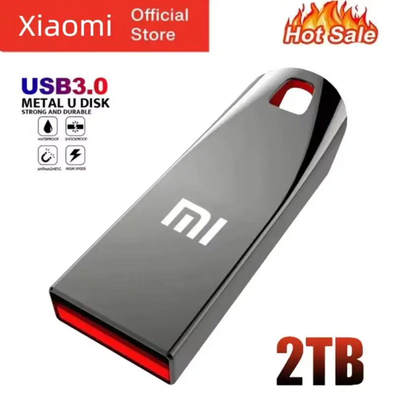 Xiaomi-unidad Flash USB 3,1 de Metal, Pendrive de alta velocidad, 2TB, OTG, 1TB, 512GB, tipo C