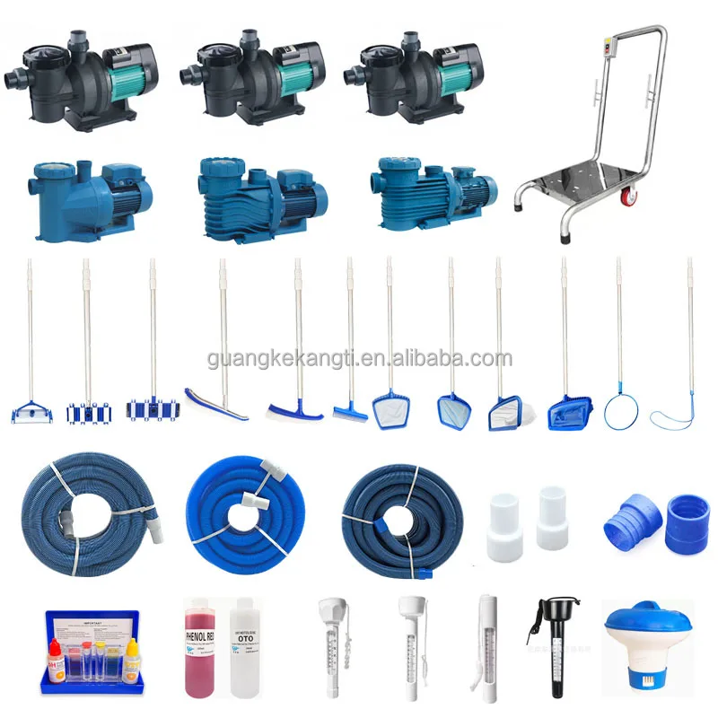Полный набор ручной всасывающей машины для очистки водяного пруда, пылесос для бассейнов, бассейн, все чистящие средства