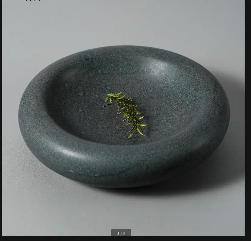 

Black Thick Dinner Plate Round Ceramic Plates Dessert Bowl Soup Restaurant Tableware Fruit Salad Snack Tray