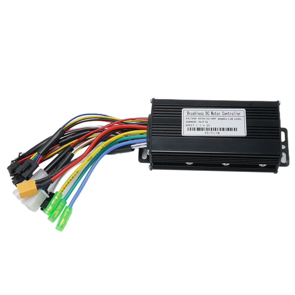 JN 24/36/48V E-Bike Sine Wave SM Three Mode Brushless Controller 26A 500/750W For Electric Scooter Electric Bicycle Accessories