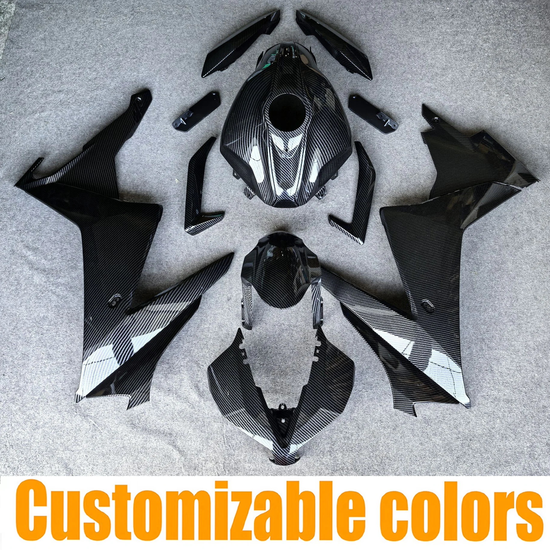 Fit For Triumph Daytona 660 2024 Motorcycle Fairing Set Bodywork Panel Kit Daytona660 24 Carbon Firber ABS Plastic