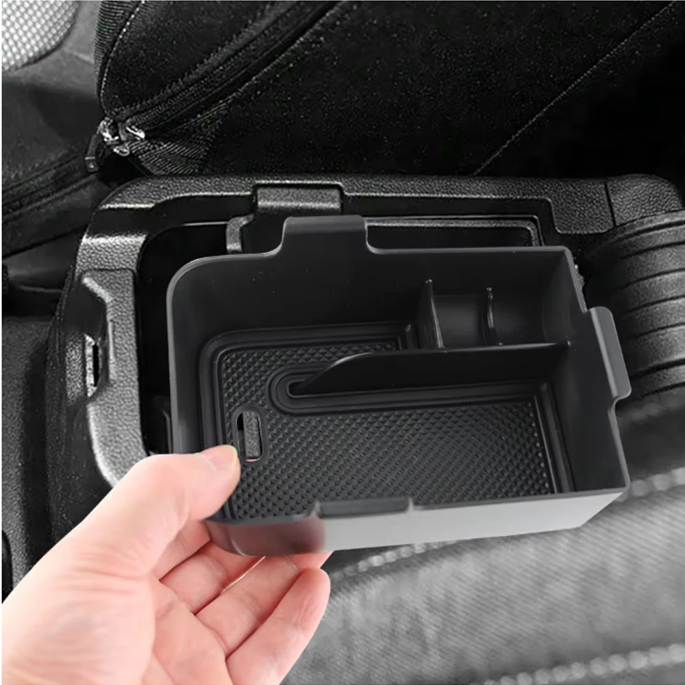ABS Mittelarmlehnen-Aufbewahrungsbox, Organizer für Kleinigkeiten, für Ford Fiesta MK8 Puma 2017 - 2024, Autozubehör – Detail 4
