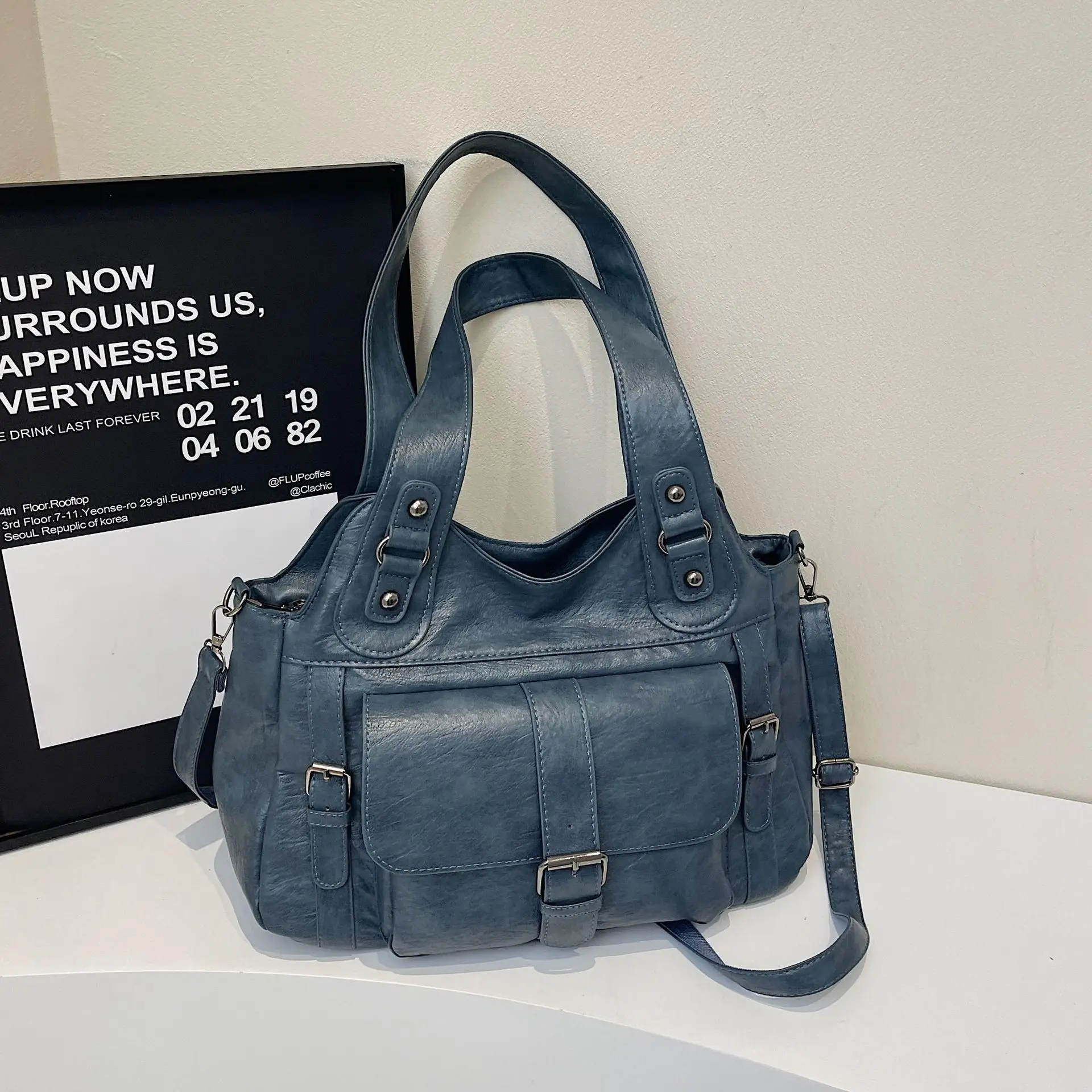 

Летняя винтажная женская сумка подмышки 2025, многосторонняя сумка через плечо из натуральной кожи, шикарная сумка большой вместимости в стиле ретро