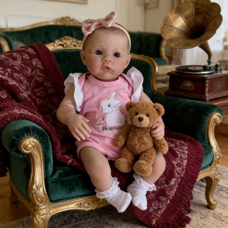 ตุ๊กตา NPK ขนาด 45 ซม. วาดด้วยมือ 100% ผิว 3 มิติ งานศิลปะสะสม พร้อมเส้นเลือดที่มองเห็นได้ ตัวทำจากผ้าเนื้อนุ่ม แบบ Reborn Meadow Bebe ของเล่นเด็ก ของขวัญ