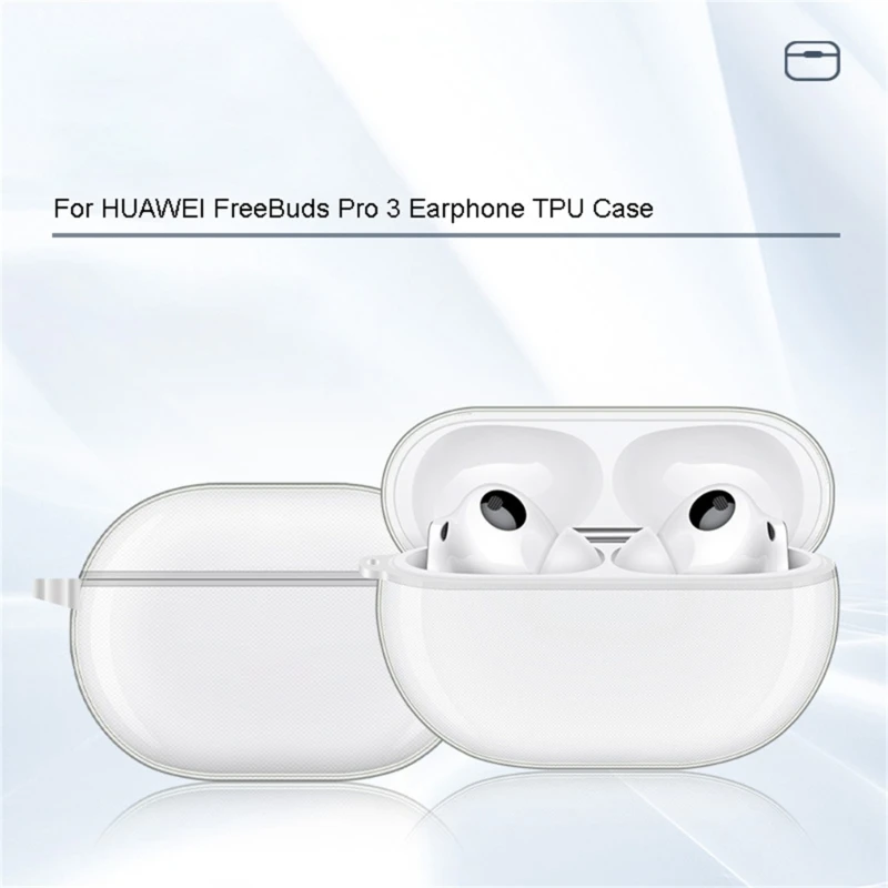 Earphone Shockproof Soft TPU Housing Skin-friendly Cover For HUAWEI FreeBuds Pro 3 Washable Protector Non-slip Impact-resistant