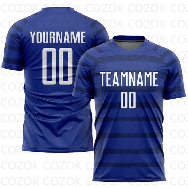 Customized Color Football Jersey for Men Football Short Sleeves Athletic Tee Shirts