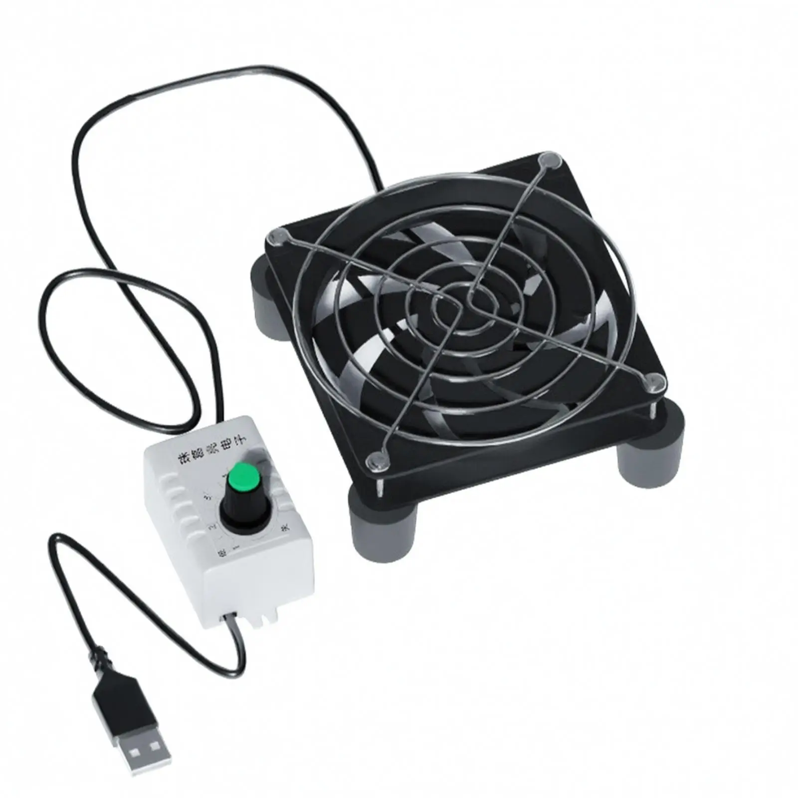 USB Powered Cooling Fan 5V for Modem Router Gateway with 1 Meter Cable Equipment Cooler