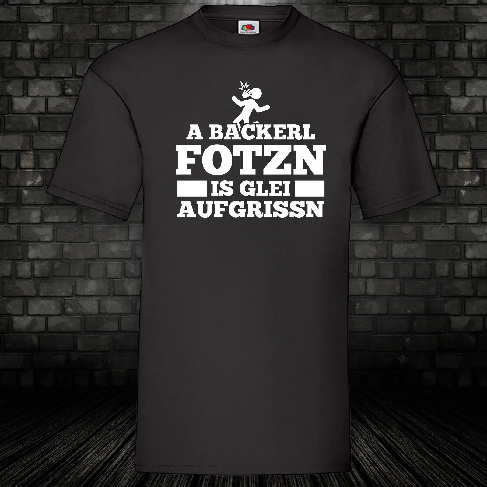 Una camiseta Backerl Fotzn, camiseta de culto, regalo, camiseta divertida de Baviera Bayer 100% BW S-5XL