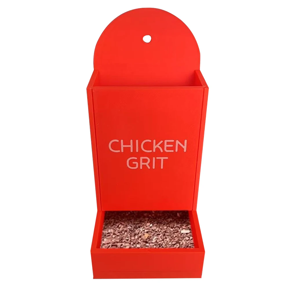 Chicken Oyster Shell Feeder and Grit Feeder Hanging Poultry Feeder (Set C)