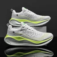 Sports Shoes Men's Mesh Comfortable Tennis Shoes Men's Running Carbon Plate Cushioning Sports Training Jogging Shoes
