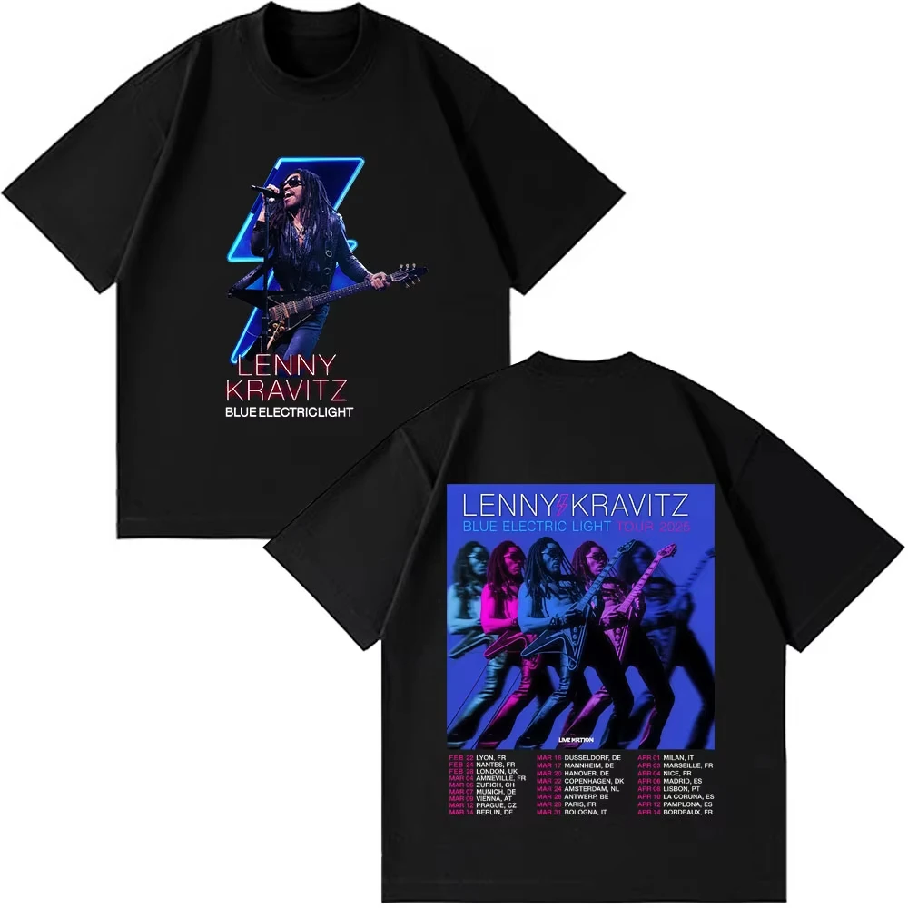 2026 new Electric Light Tour related merchandise - Men's and women's clothing - Retro short-sleeved T-shirts - Street fashion
