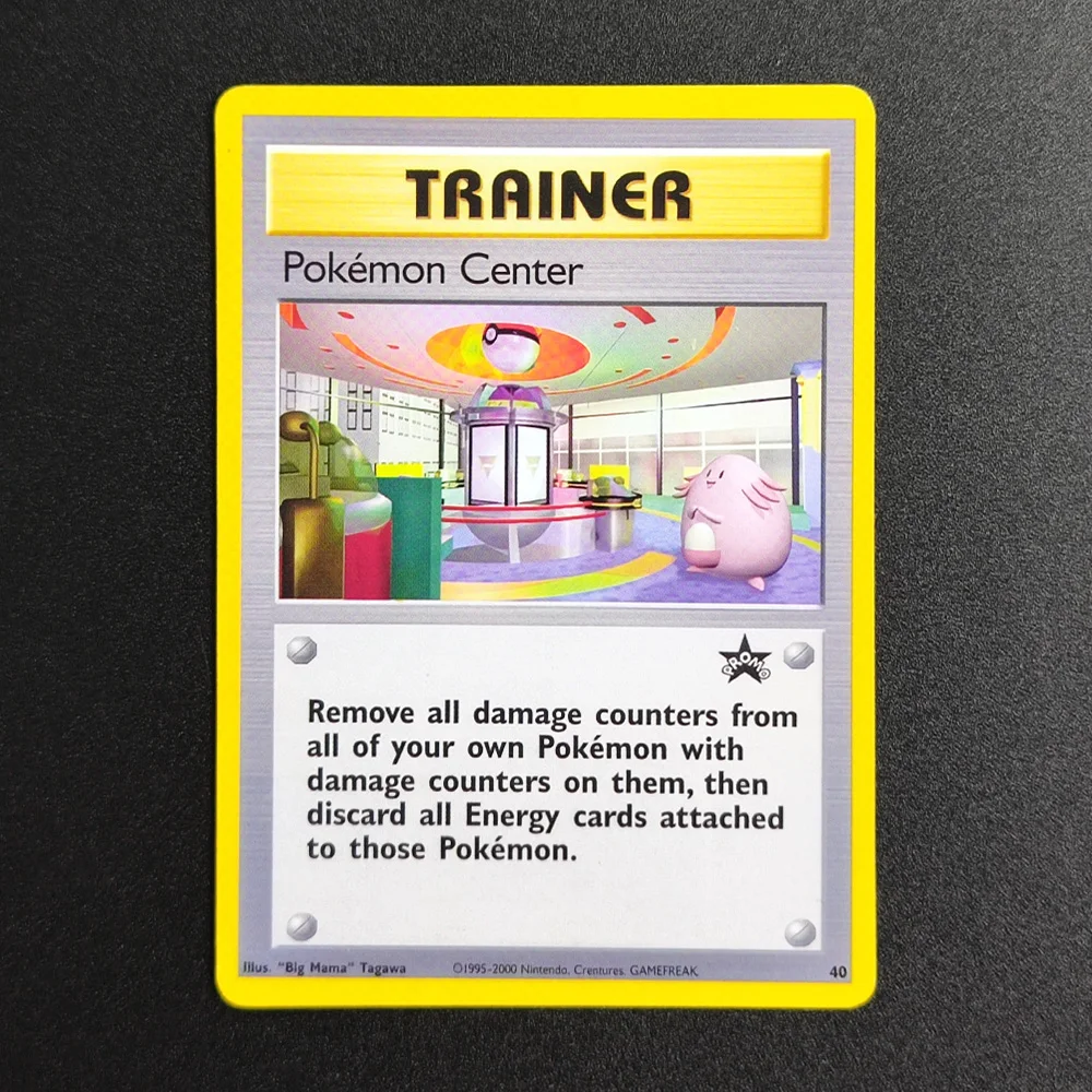 

Proxy DIY Pokemon Card 1995-2000 Pokemon Center 40 Collectibles Card RARE Single Card Classic Game Anime Cards Toys