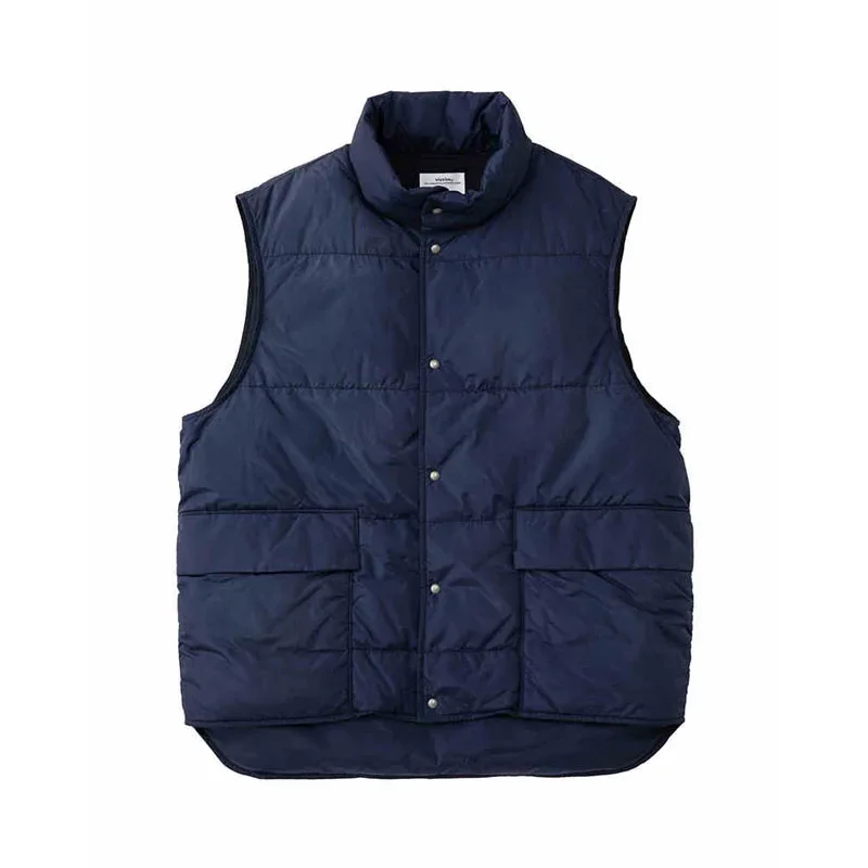 24SS Cotton Sleeveless Nylon Jacket Autumn and Winter Trendy Brand Daily Casual Down Vest Men\'s Non Visvim