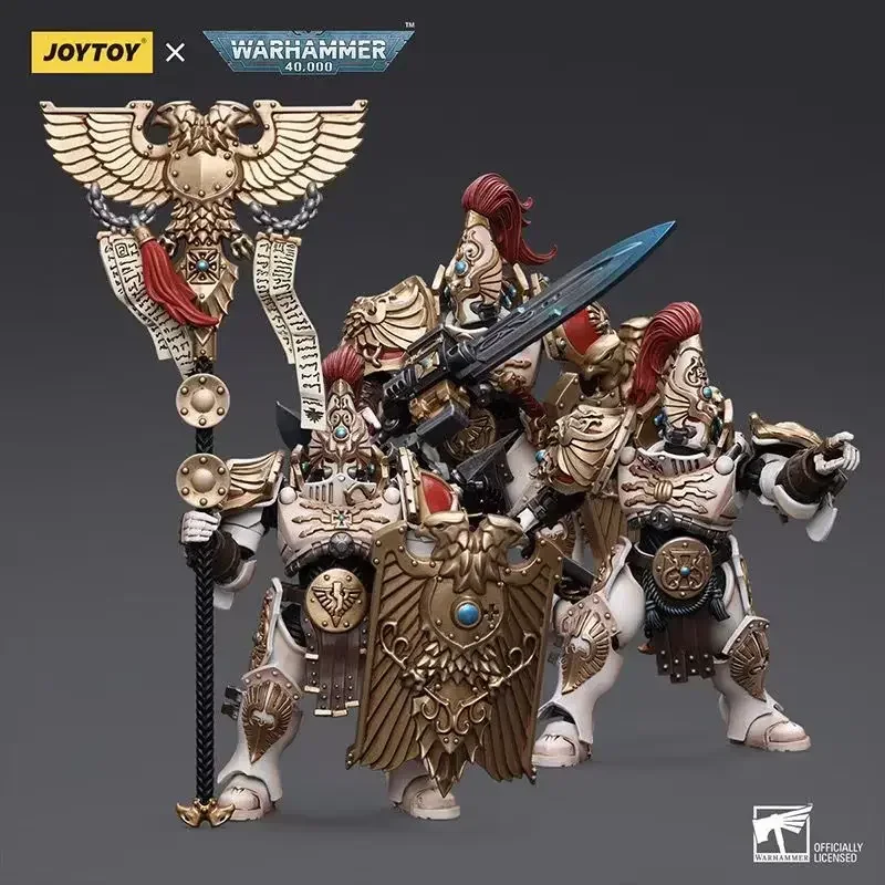 

Genuine JOYTOY 1/18 Warhammer 40k Adeptus Custodes Solar Watch Vexilus Praetor Anime Figure Model Toys Collection Gift In Stock