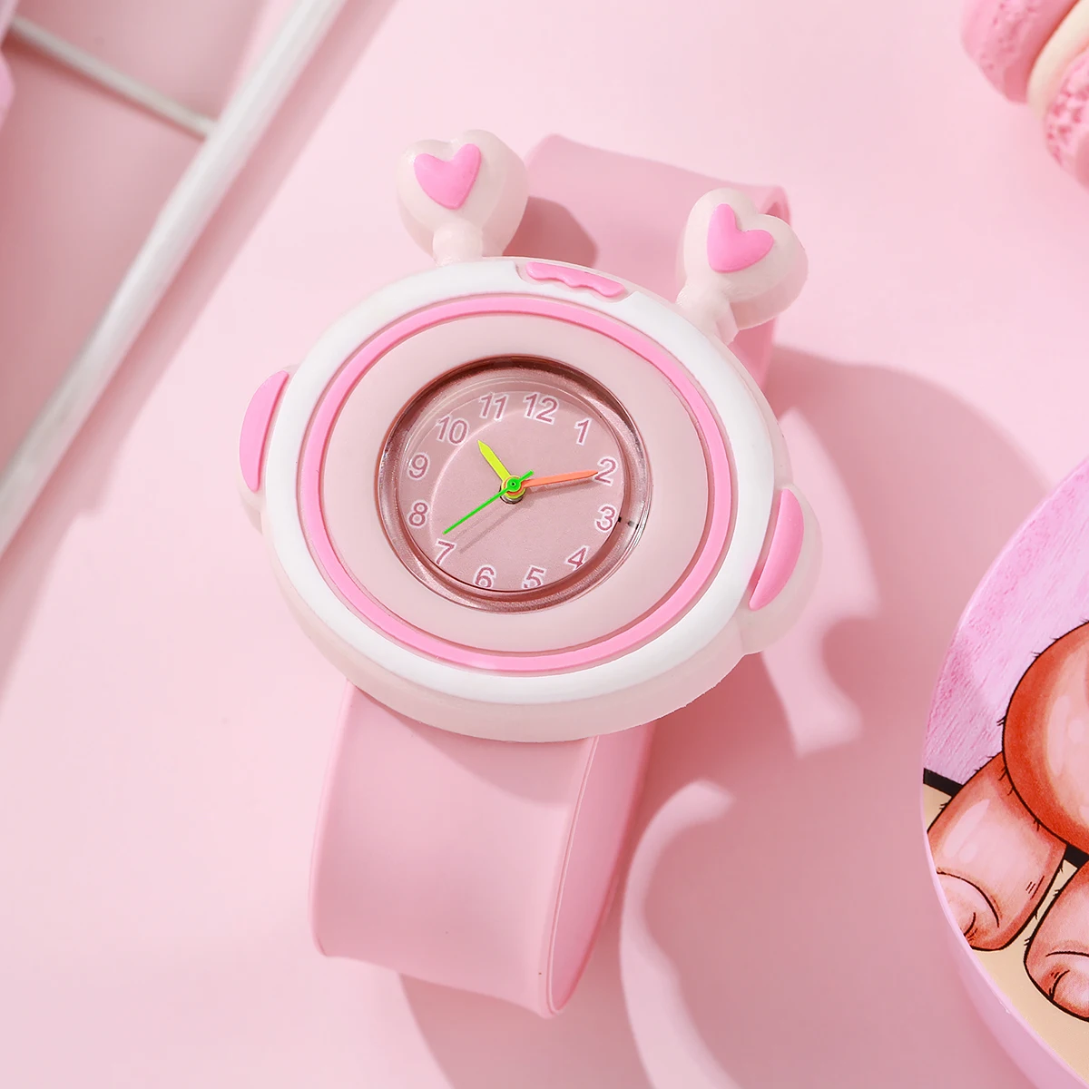 

Креативные новые модные милые детские забавные часы для подростков, подходящие для студентов с ощущением дизайна, модный подарок на день рождения