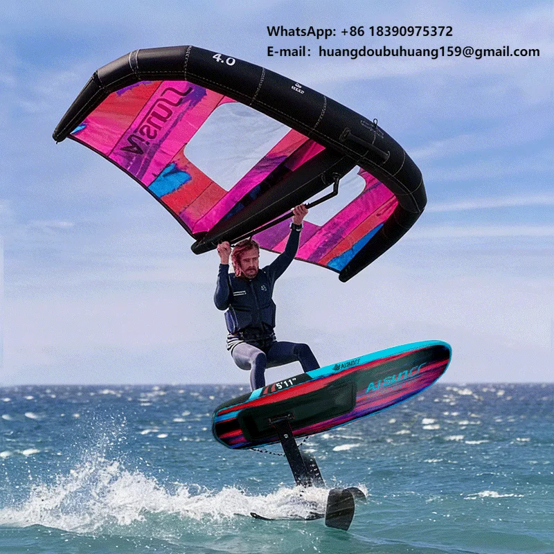 

Aisunss Surfing Kitesurf Hydrofoil Wing Foil Wingfoil Electric Surfboard sup Board Snowboard Efoil Water Sports Wingsurf Set