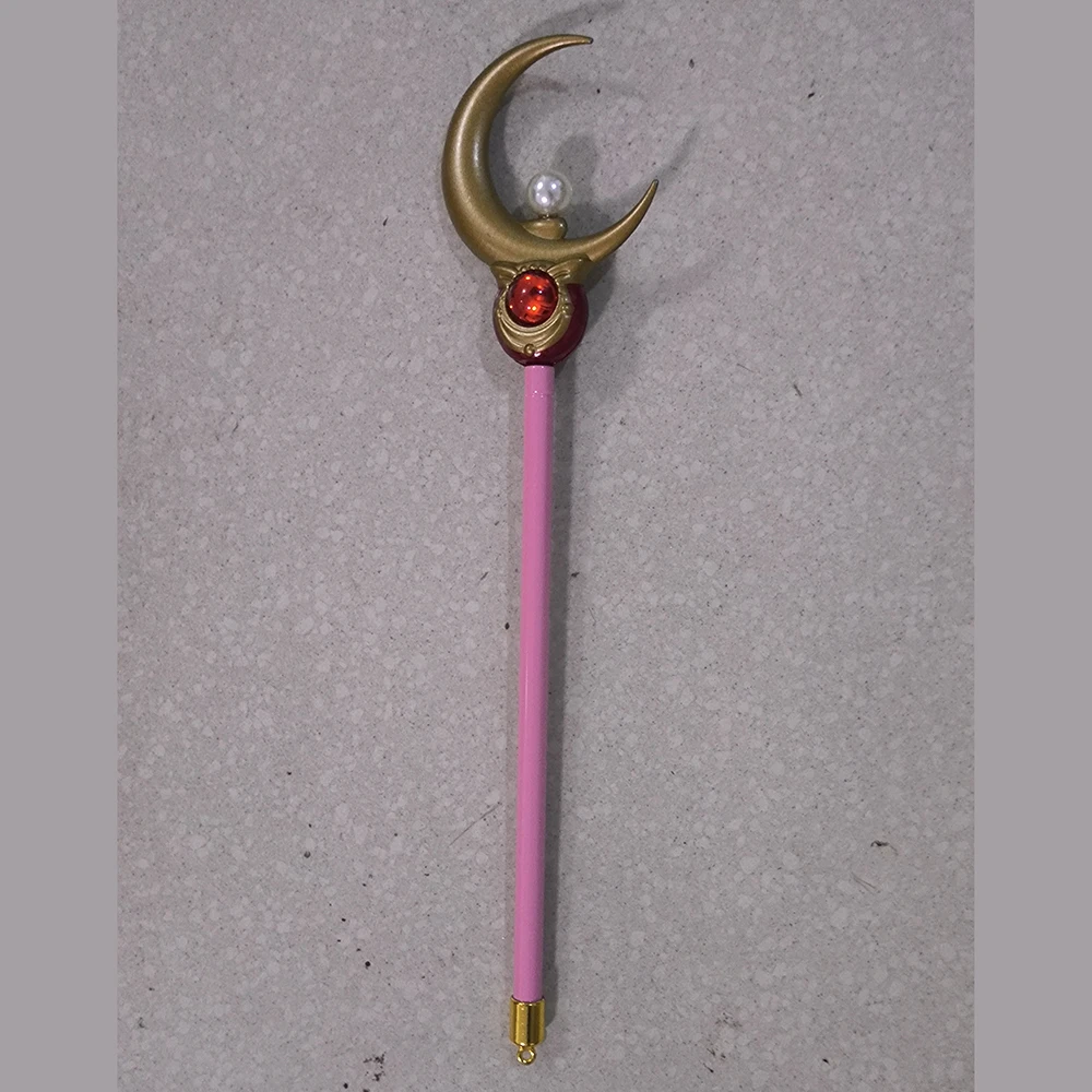 1pc Moon Zinc Alloy Adjustable Length Cosplay Magick Wand Gift Box Packaging