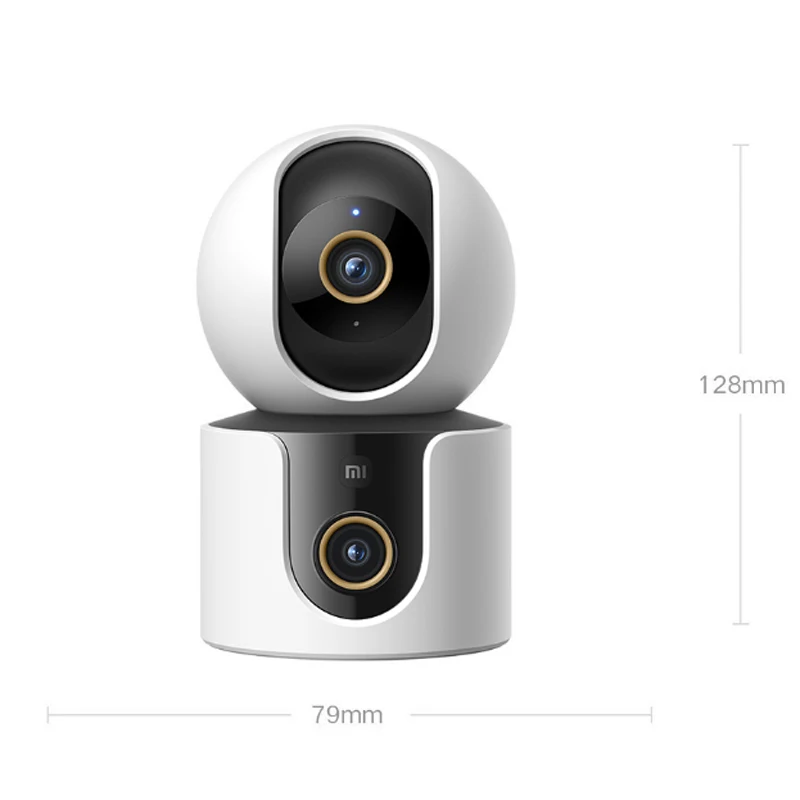 Xiaomi C500 Smart Camera Dual Lens PTZ 360°  Full Color Night Vision WiFi 6m Indoor Camera For MiHome App （China Region）