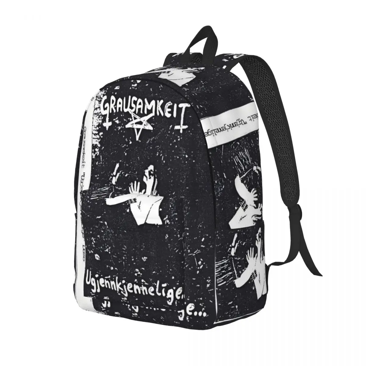 Grausamkeit Musica Zaino in metallo nero Zaini da viaggio Borse da scuola di moda per giovani Zaino traspirante colorato