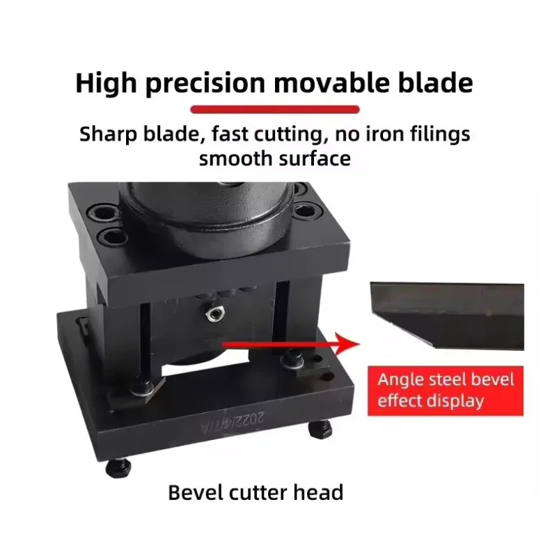 Handheld Angle Steel Processing Machine Portable Electric Hydraulic Cutting Machine Angle Iron Tangent Triangle ACR Chamfer Tool