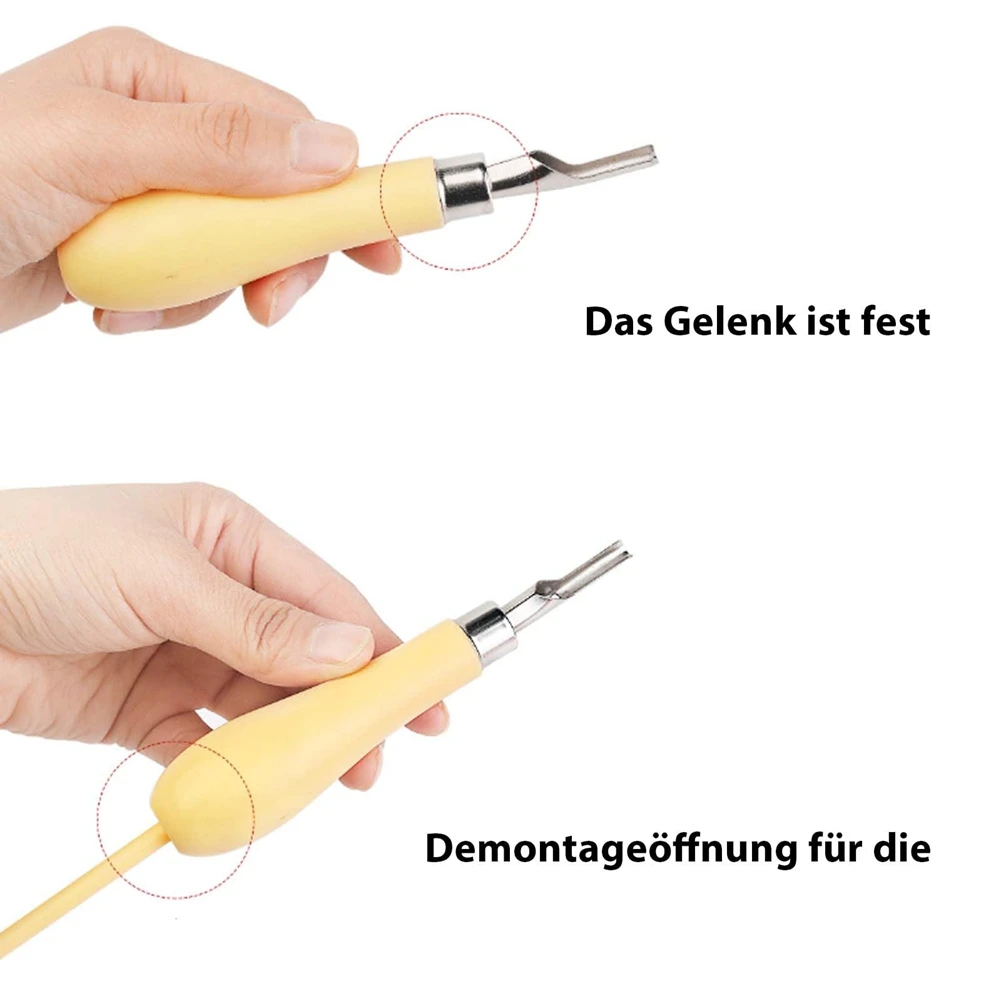 

A92P 1 Sets Of Linocut Tool, With 5 Different Blades Head,Linoleum Blocks Rubber Carving Block For Rubber Stamps, DIY Carving