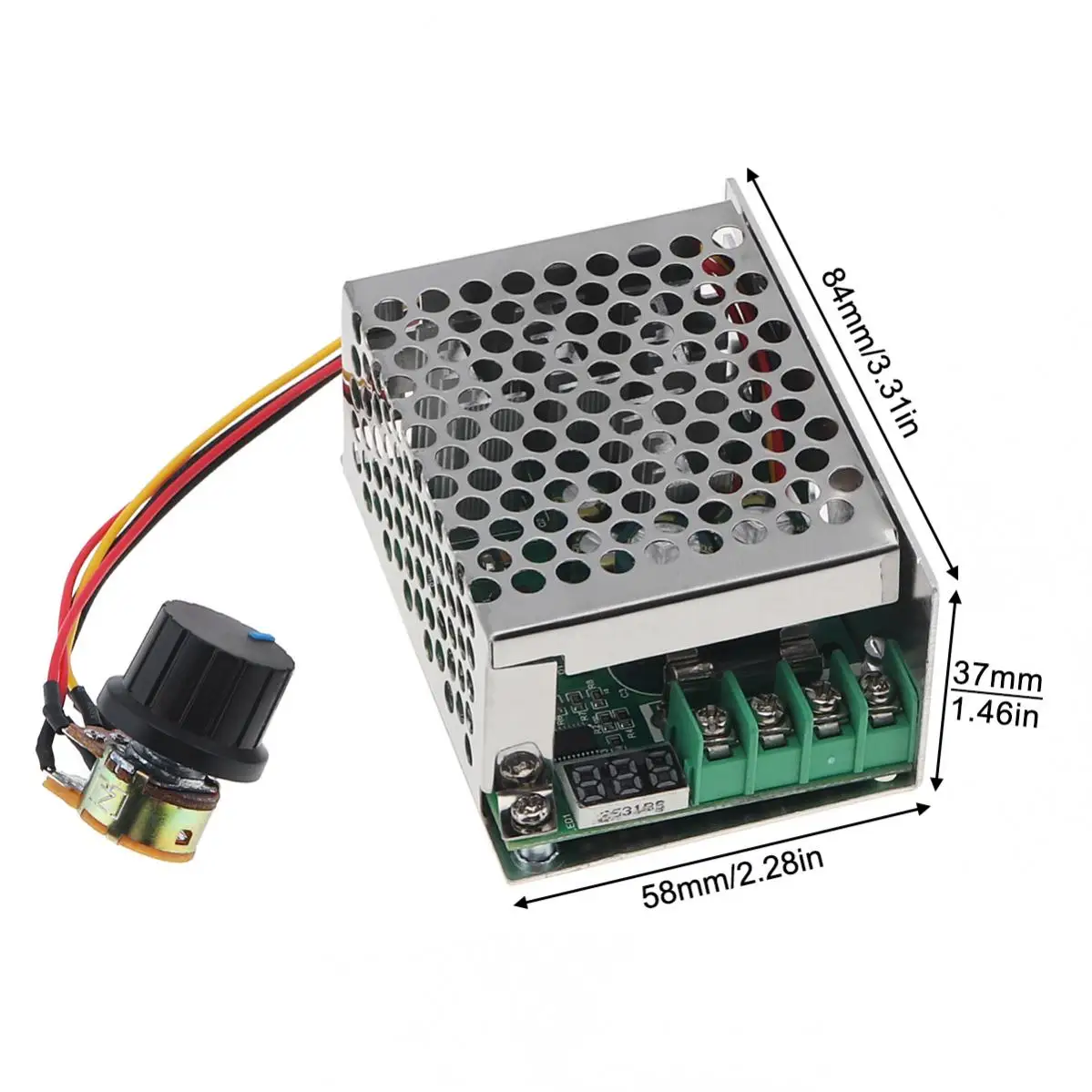 6-60V 30A Motor Speed Controller Reversible PWM Control Forward/Reverse with Digital Display Motor Stepless Control Switch