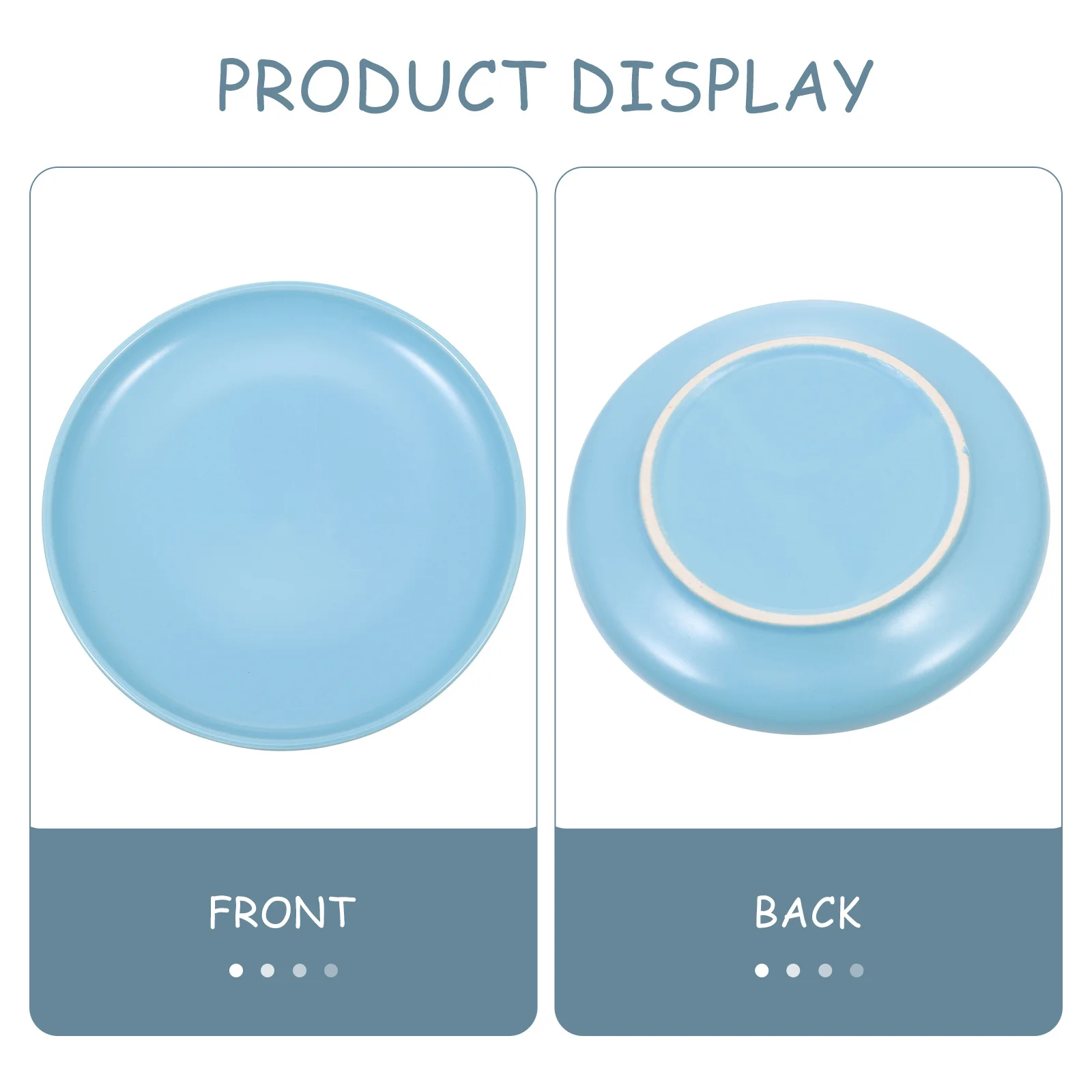 

Ceramic Cat Bowl Protective Household Shallow Dish Pet Feeding Bowl Anti-Skid Water Food Dish Cat Accessory Pet Accessory