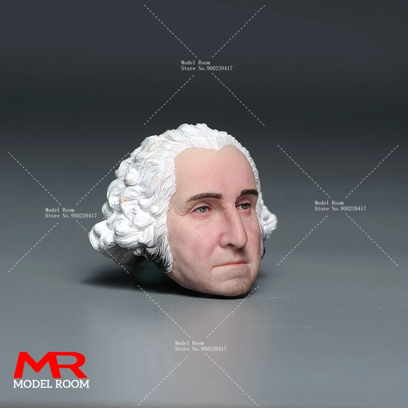 1/6 Scale US President Washington Head Sculpt Carving Model Fit 12'' Male Soldier Action Figure Body Dolls